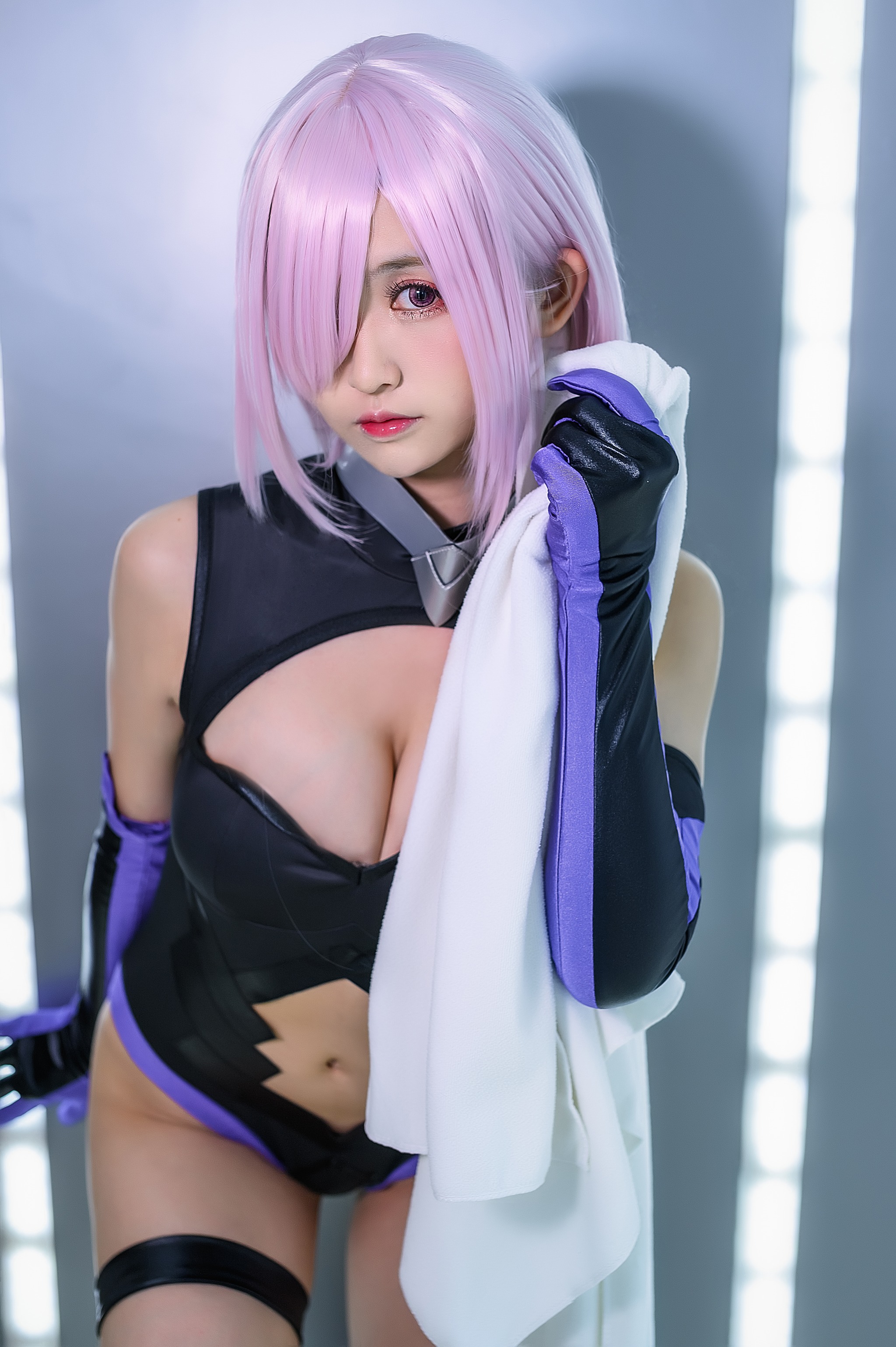 图片[1]-鳗鱼霏儿 – NO.064 玛修 训练服 [12P]-XikXak